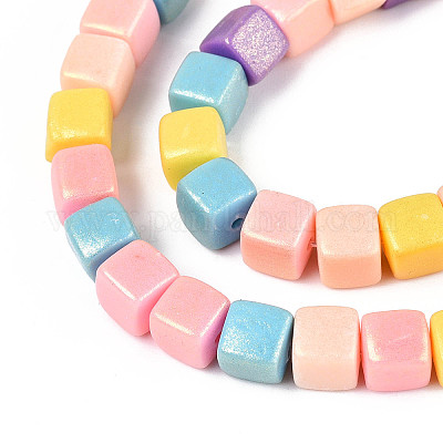 Chapelets de perle en pâte polymère manuel&nbsp;CLAY-N013-25A-05-1