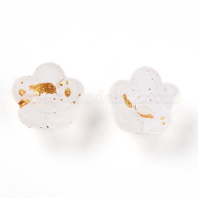 Perles en acrylique transparent mat&nbsp;X-OACR-N137-72A-1