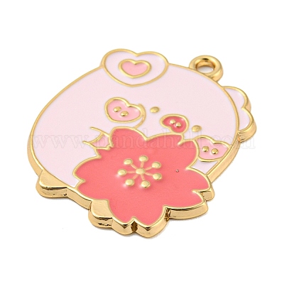 Pendentifs d'émail en alliage&nbsp;ENAM-K069-34B-1