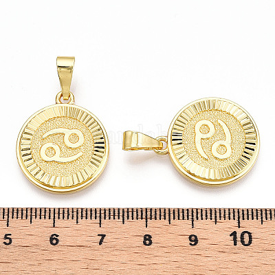 Pendentifs en laiton&nbsp;KK-T070-01G-08-1