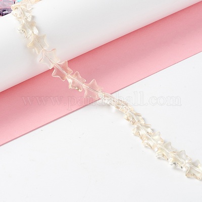 Transparent perles de verre brin&nbsp;GLAA-K057-01L-1