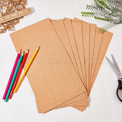 Wholesale OLYCRAFT 10 Sheets Cork Sheets 12x6.1 Inch Thin Cork Roll 1mm  Thick Brown Cork Board Rectangle Cork Tiles Cork Mats for Coaster Placemat  Kitchen Dining Hall DIY Crafts Supplies 