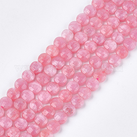 Chapelets de perles en rhodochrosite naturelle X-G-S354-22-1