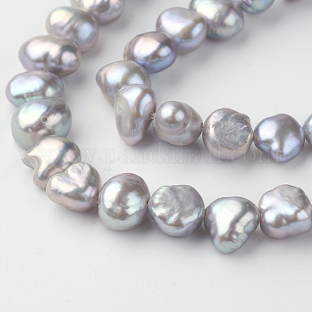 Natural Cultured Freshwater Pearl Beads Strands X-PEAR-R064-22-1