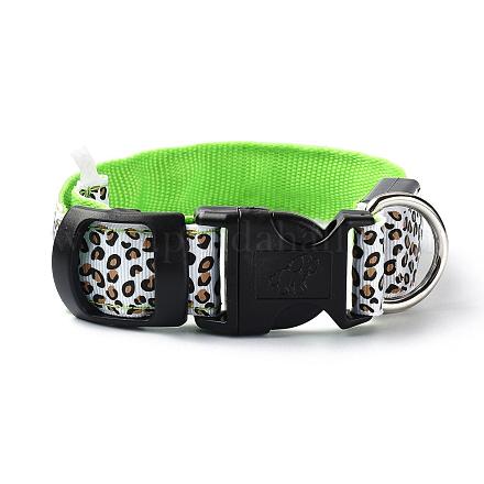 Collar de perro led de poliéster ajustable MP-H001-A04-1