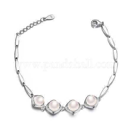 Bellissimo braccialetto a maglie in argento sterling 925 shegrace JB284A-1