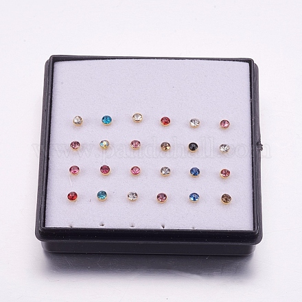 316L Surgical Stainless Steel Nose Studs Nose Piercing Jewelry AJEW-P063-02-2.5mm-1