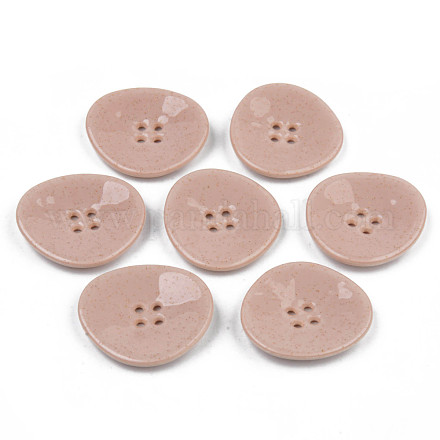4-hoyo botones de acetato de celulosa (resina) BUTT-S026-019A-01-1
