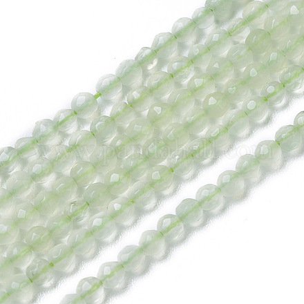 Naturali nuove perle di giada fili G-F596-02-3mm-1