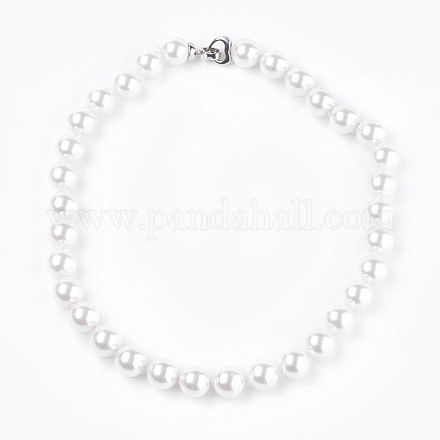 Shell collane di perle perline NJEW-I224-E02-1