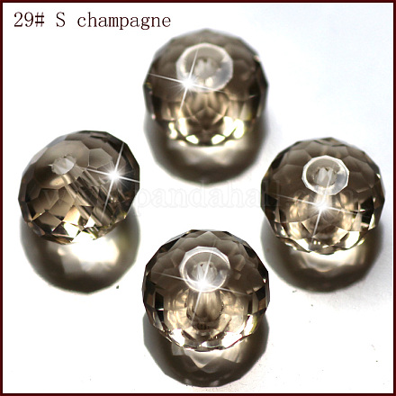 Abalorios de cristal austriaco de imitación SWAR-F068-8x10mm-29-1