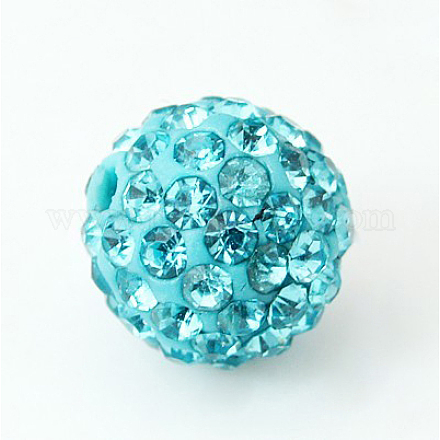 Pave Disco Ball Beads RB-H258-8MM-202-1