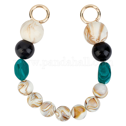 Resin Beads Bag Handle FIND-WH0063-79-1