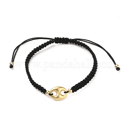(Schmuckpartys im Fabrikverkauf) Verstellbare Armbänder aus geflochtenen Perlen aus Nylonfaden BJEW-JB05548-04-1