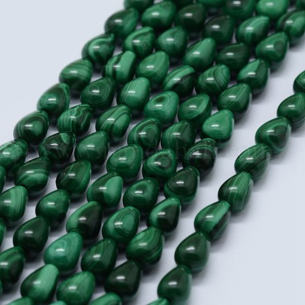 Chapelets de perles en malachite naturelle G-F571-25-1