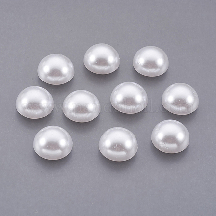 Cabujones de perlas de imitación de plástico ABS SACR-S738-12mm-Z9-1