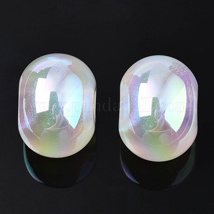 Perles européennes en acrylique opaque PACR-S224-06A-1