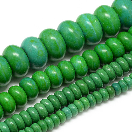 Synthetic Turquoise Beads Strands G-Q954-11-8mm-1