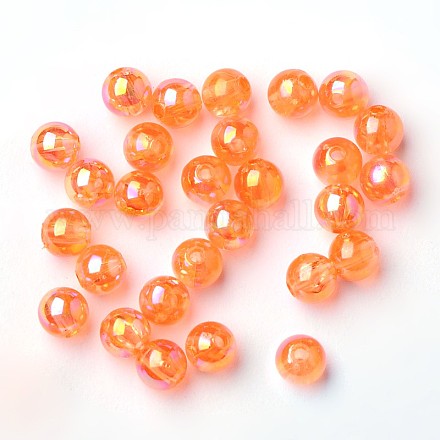 Eco-Friendly Transparent Acrylic Beads PL738-16-1