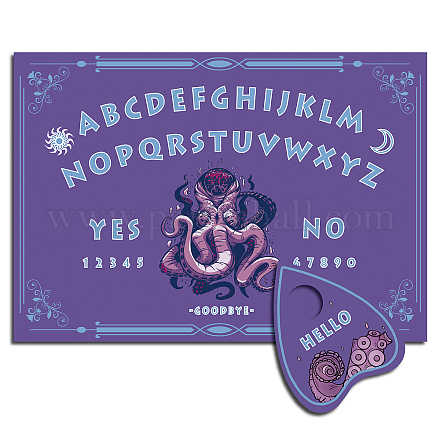 5" Angel Board - Pendulum Dowsing Divination Board - "Angel Lilac&quot
