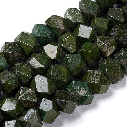 Natürliche grüne Granitperlenstränge G-I194-48-1