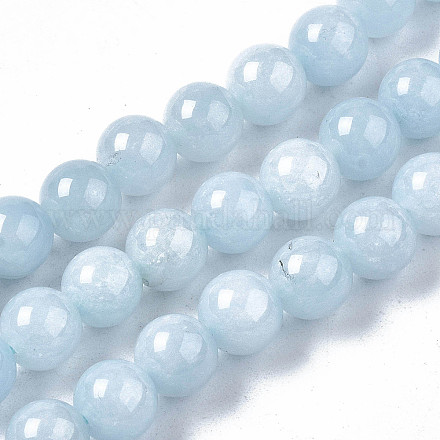 Natural Chalcedony Beads Strands G-S333-12mm-004-1
