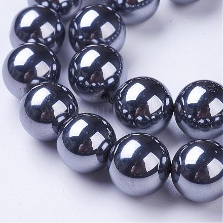 Brins de perles de pierre térahertz G-P249-01-12mm-1