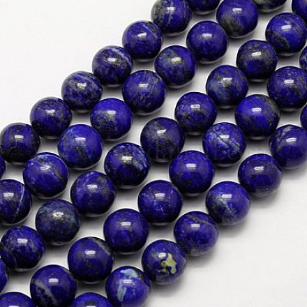 Natural Lapis Lazuli Beads Strands G-G423-14mm-A-1