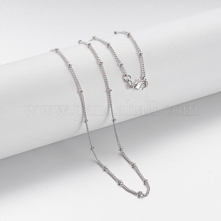 Латунь цепи ожерелья X-MAK-F013-07P-1