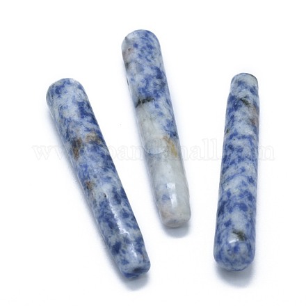 Perles de jaspe tache bleue naturelle G-G795-03-14-1