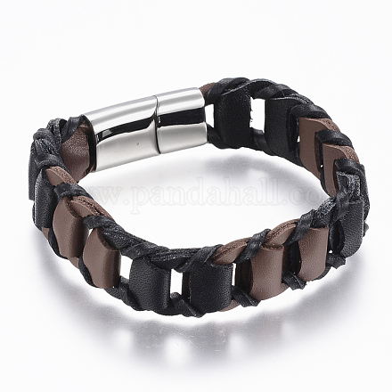 PU Leather Cord Bracelets BJEW-F288-17P-1