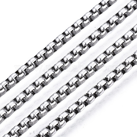 201 Stainless Steel Box Chains CHS-S009-002-1