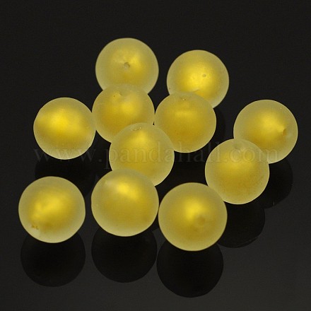 Handmade Gold Foil Glass Beads D393-12mm-F26-1