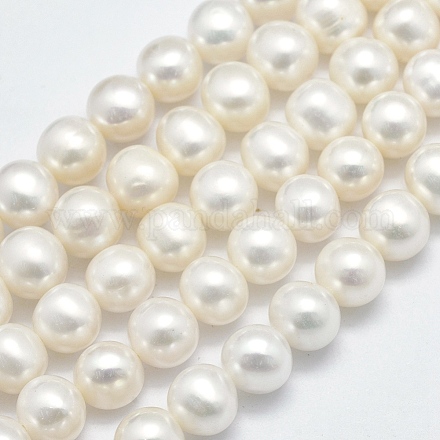 Fili di perle di perle d'acqua dolce coltivate naturali PEAR-F007-26-1