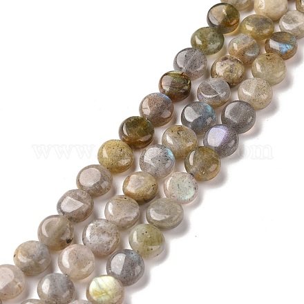 Chapelets de perles en labradorite naturelle  G-C238-36-1