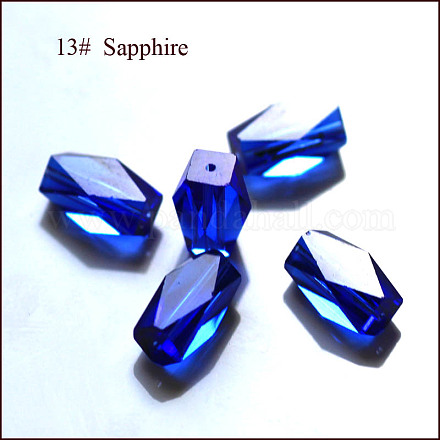 Imitation Austrian Crystal Beads SWAR-F055-12x6mm-13-1