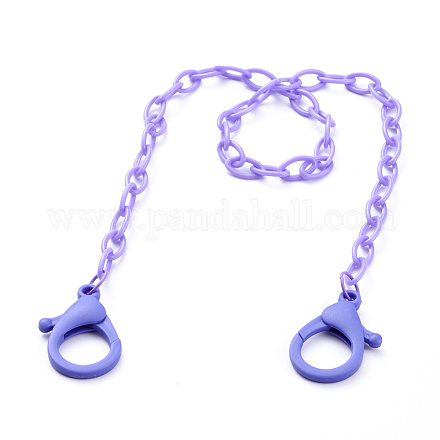 Персонализированные ожерелья-цепочки из абс-пластика NJEW-JN03310-03-1