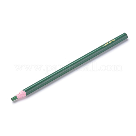 油性テーラーチョークペン  濃い緑  165~170x8mm  12個/箱 TOOL-BC0003-07-1