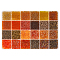 360g 24 Style Glass Seed Beads, Roundb & Bugle Beads, Mixed Style, Mixed Color, 1~7x1.5~4mm, Hole: 0.5~1.2mm,  about 15g/style