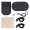 DIY Bags Set, Including PU Leather Bag Materials, Black, 297x397x1mm