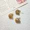 Handmade Lampwork Beads, Fish, Tan, 16x20mm