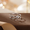 Twelve Constellations 925 Sterling Silver Finger Rings, Platinum, Pisces, Inner Diameter: 16~19mm