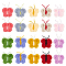 FINGERINSPIRE 18 PCS Butterfly Crochet Patches 9 Colors Sew on Crochet Knitted Applique Patch Butterfly Shape Patch Polyester Crochet Patch for Sewing DIY Craft Patches for Clothes Jeans Dress Decor
