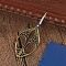 Hollow Flower Stainless Steel Scissors, Embroidery Scissors, Sewing Scissors, Antique Bronze, 110x48.5x6.57mm