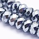 Brins de perles de pierre terahertz G-O166-32-6x3mm-3