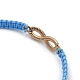 Adjustable Nylon Cord Braided Bead Bracelets BJEW-JB05394-03-3