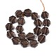 Natürliche Eis Obsidian Perlen Stränge&nbsp;G-P534-A15-02-2