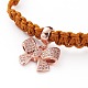 Bracelets réglables de perles tressées avec cordon en nylon BJEW-JB05829-02-2