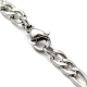 201 Stainless Steel Figaro Chain Necklaces STAS-P101-47P-3