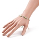 Bracelet de perles tressées en verre bling pour femme BJEW-JB08231-4